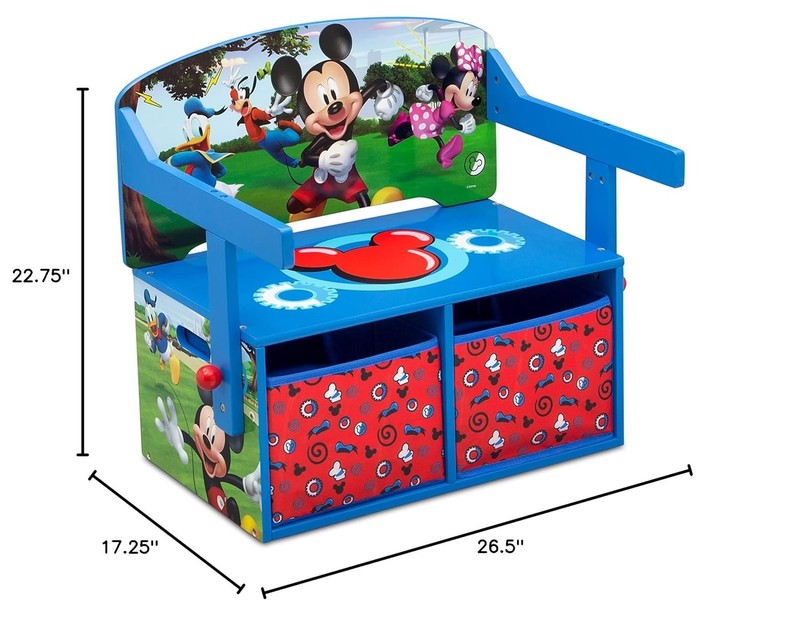 Mickey Mouse Kids Convertible Activity Bench2
