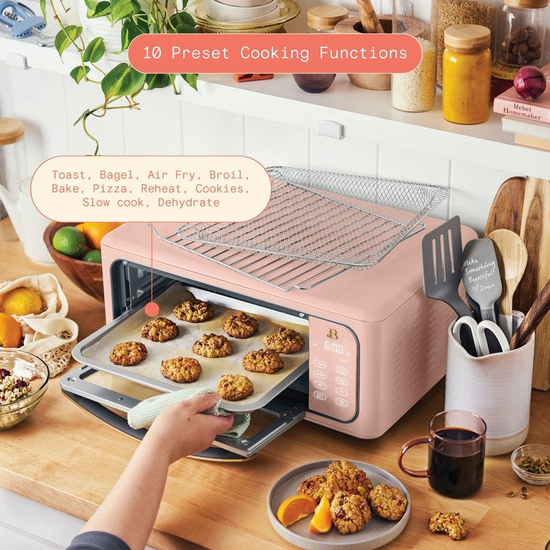 Drew Barrymore Infrared Air Fryer Toaster Oven 9-Slice 1800W Rose3