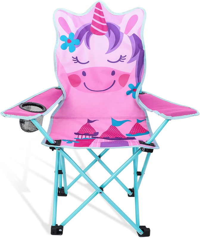 Kids Outdoor Folding Camping & Lawn Chair w/ Cup Holder & Carry Bag10