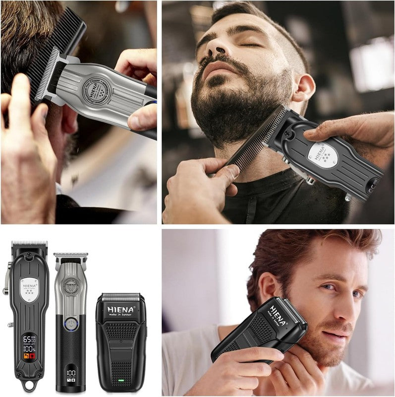 Professional Hair Clippers Men Cordless Electric Beard Trimmer and Foil Shaver S5