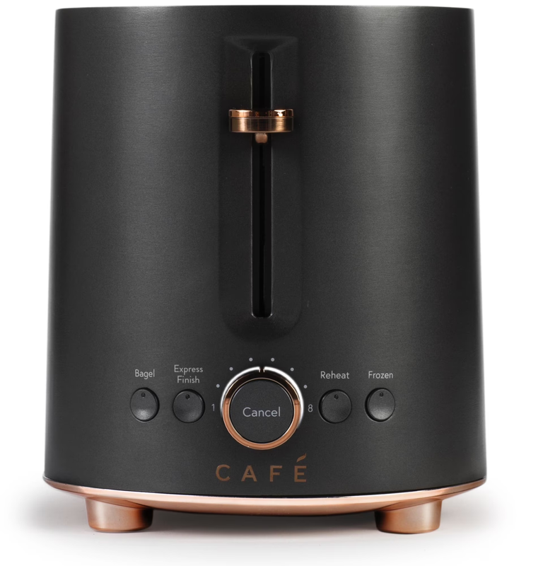 Café Express 2-Slice Toaster Extra-Wide Slots Matte Black 8 Shade Settings10