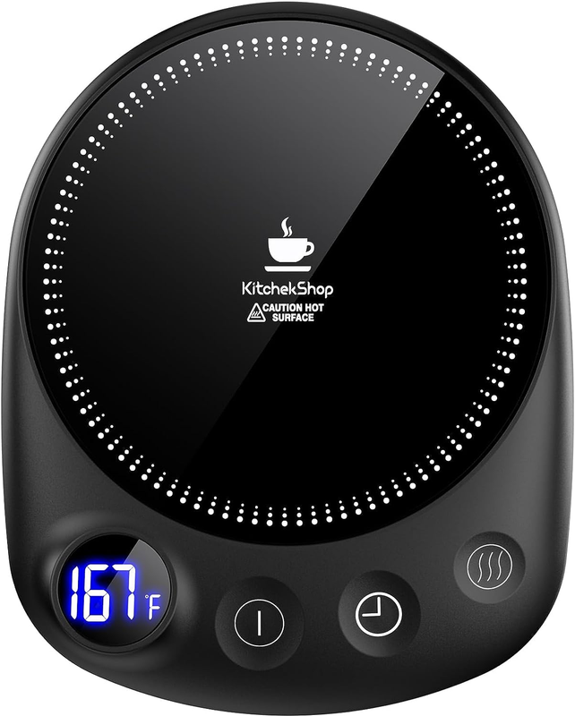 Coffee Mug Warmer with Auto Shut Off & 4 Temp Settings   Black7