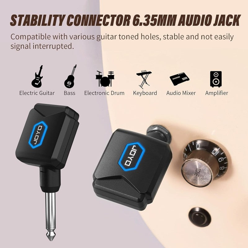 5.8GHz Wireless Guitar System Transmitter Receiver 4 Channel w/ Charging Box2