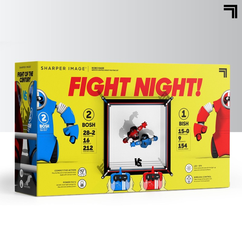  Toy RC Robo Rivals Remote Control Robot Fighting Set with 2-Player Combat with11