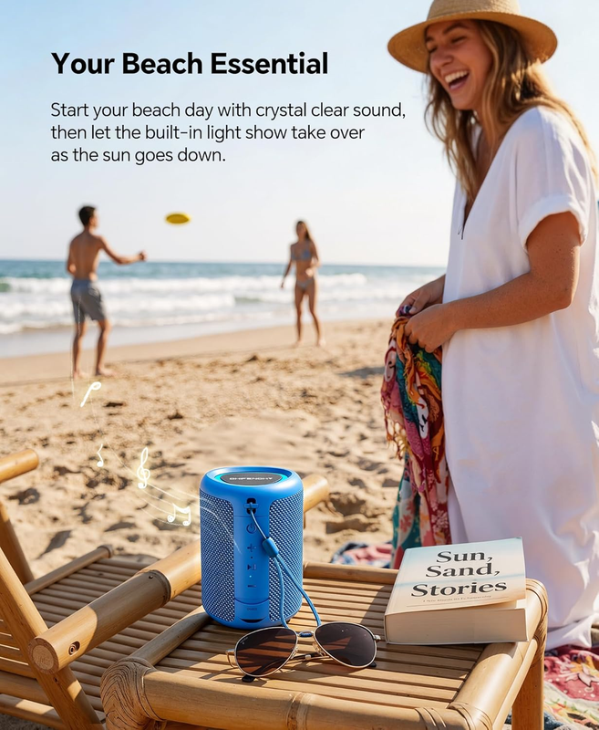 Wireless Bluetooth Speaker IPX5 Waterproof TWS BT 5.3 Outdoor Sound5