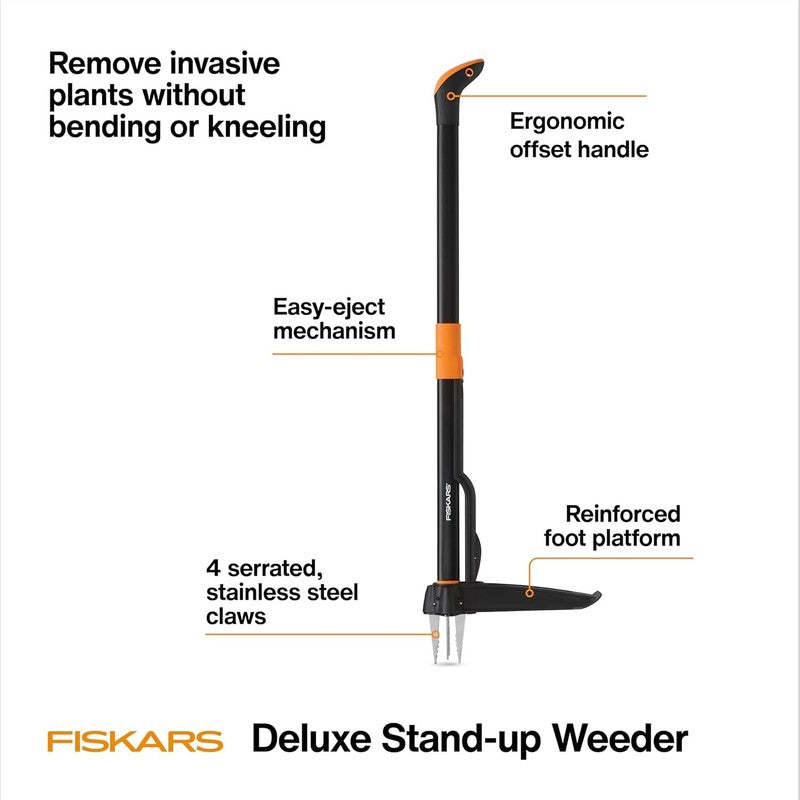 Ergonomic 39" 4-Claw Weed Puller Tool with Easy-Eject Mechanism7