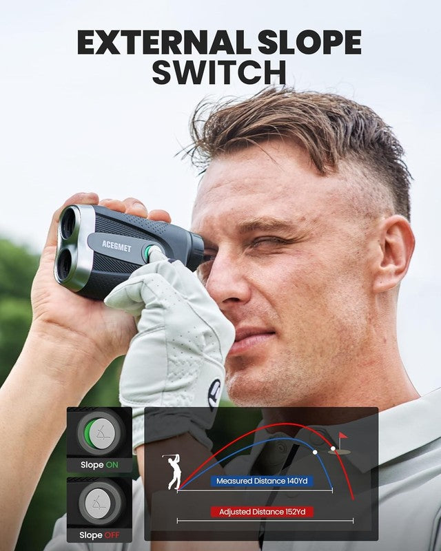 PF2C Golf Rangefinder Slope Flag Lock Vibration Rechargeable Magnetic Accurate3