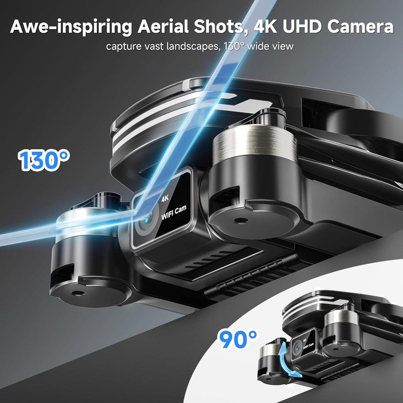 Drones with Camera for Adults 4K Brushless Motor Drone for Kids Beginners, FPV F3