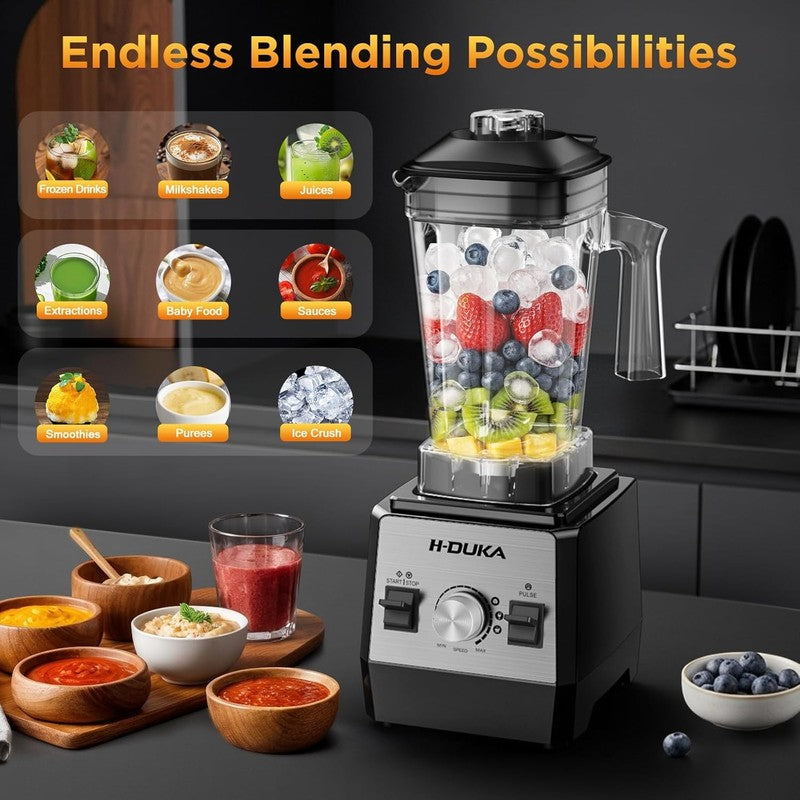 Blender, Countertop Blenders for Kitchen with 64Oz Pitcher, Powerful 25000 PRM B1