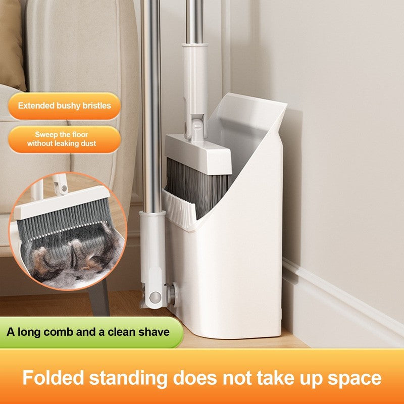 Broom and Dustpan Combo Set for Home Clearance   Heavy Duty Cleaning Tools   10X6