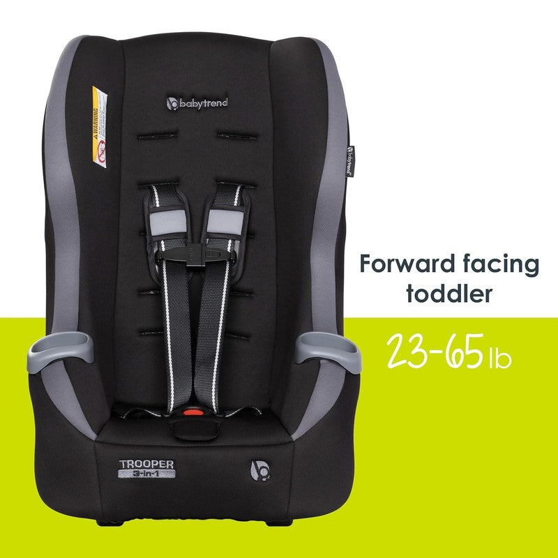 Trooper 3-In-1 Convertible Car Seat, Dash Black5