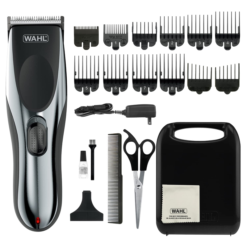 Clipper Rechargeable Cord/Cordless Haircutting & Trimming Kit for Heads, Longer 0