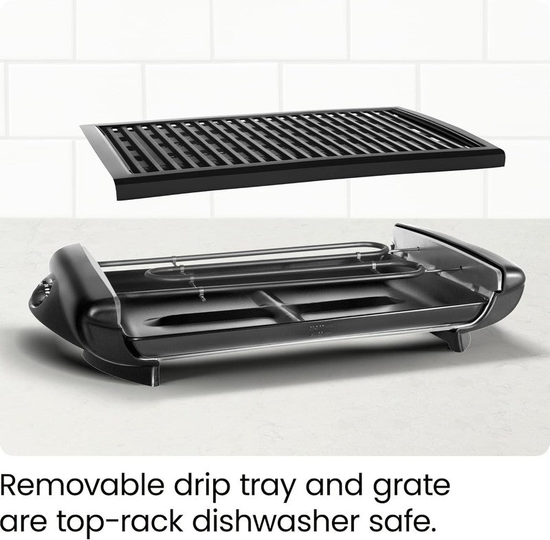Electric Smokeless Indoor Grill W/ Non-Stick Cooking Surface & Adjustable Temper7