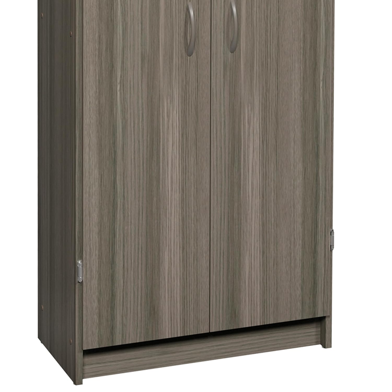 Pantry Cabinet Cupboard 2 Door Adjustable Shelves Standing Storage White5