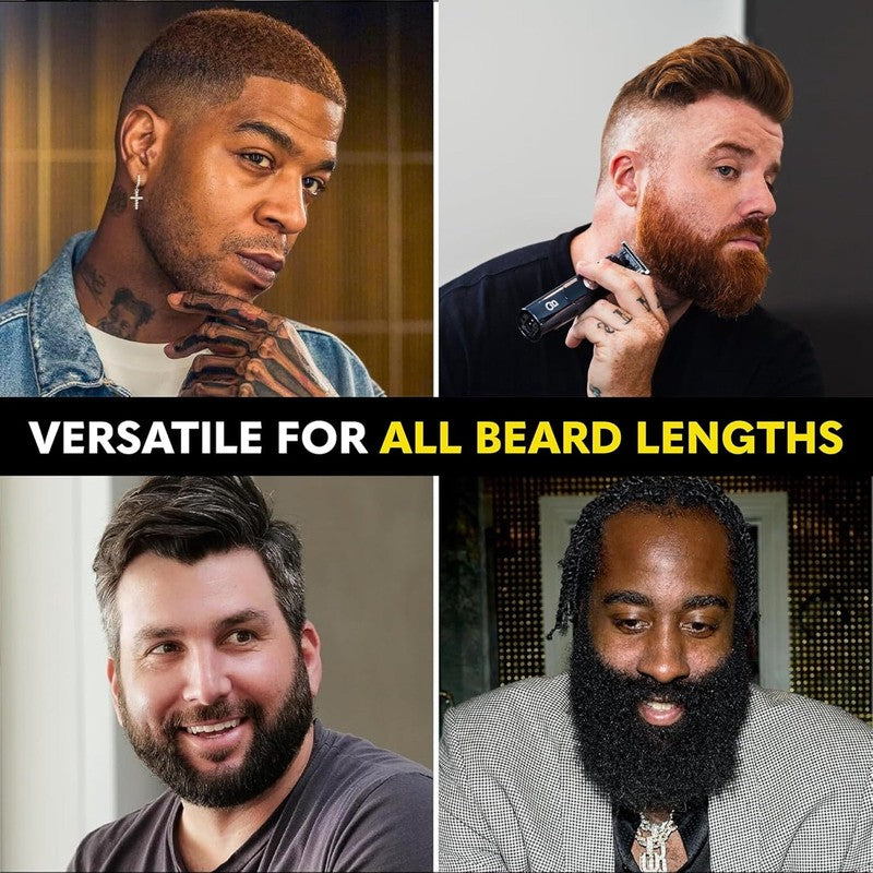 Precision Beard Trimmer for Men, 8 Guides with 45 Trim Settings Travel Barber Tr5
