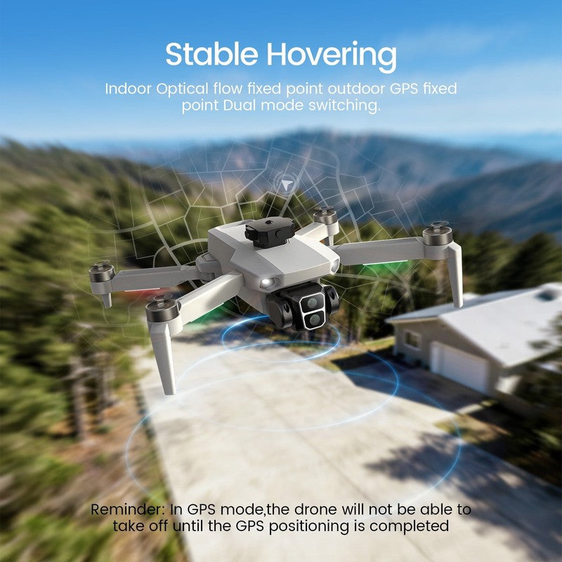 L106 GPS 4K UHD Foldable Drone Brushless RC Quadcopter 2 Batteries White9
