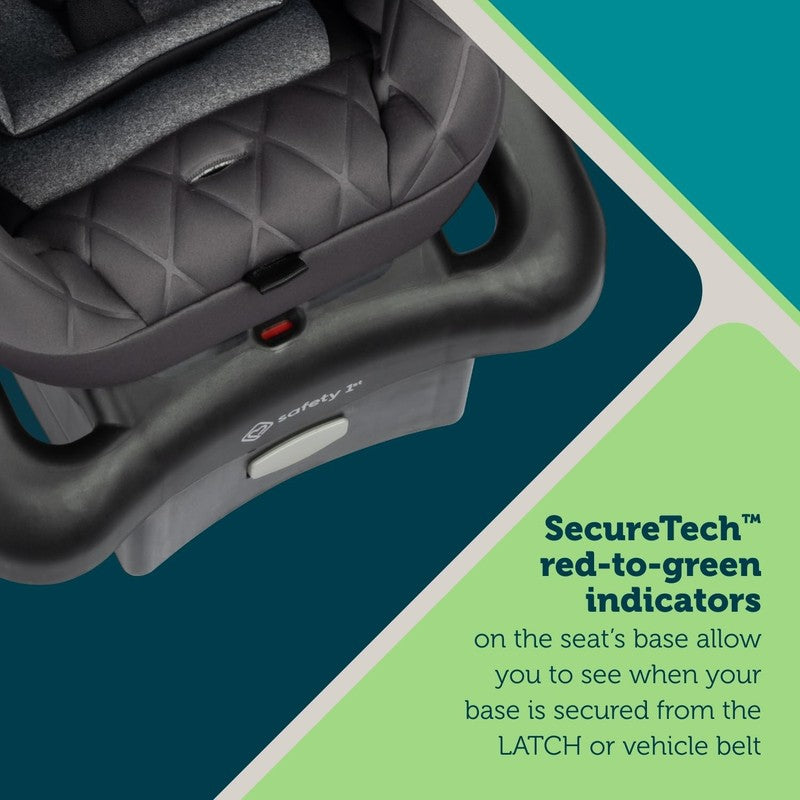 Onboard DLX Insta Latch Infant Car Seat, Base Rear Facing 4–30 lbs Beach Rose1