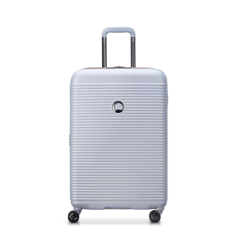 Freestyle 24" Medium Checked Expandable Spinner Luggage, Platinum1