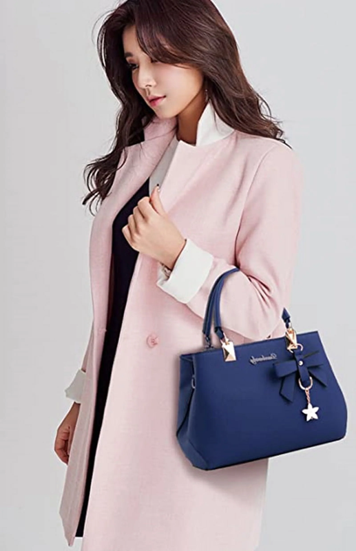 Purses and Handbags for Women Fashion Ladies PU Leather Top Handle Satchel Shoul3
