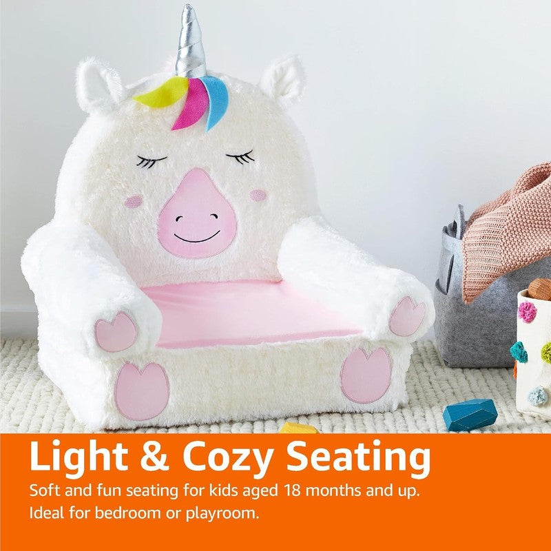 Children'S Plush Toddler Chair, Unicorn, Medium, Multicolor7