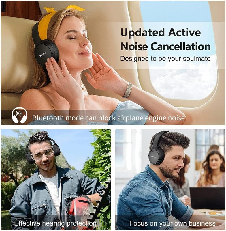 Wireless Hybrid Active Noise Cancelling Headphones with 70H Playtime4