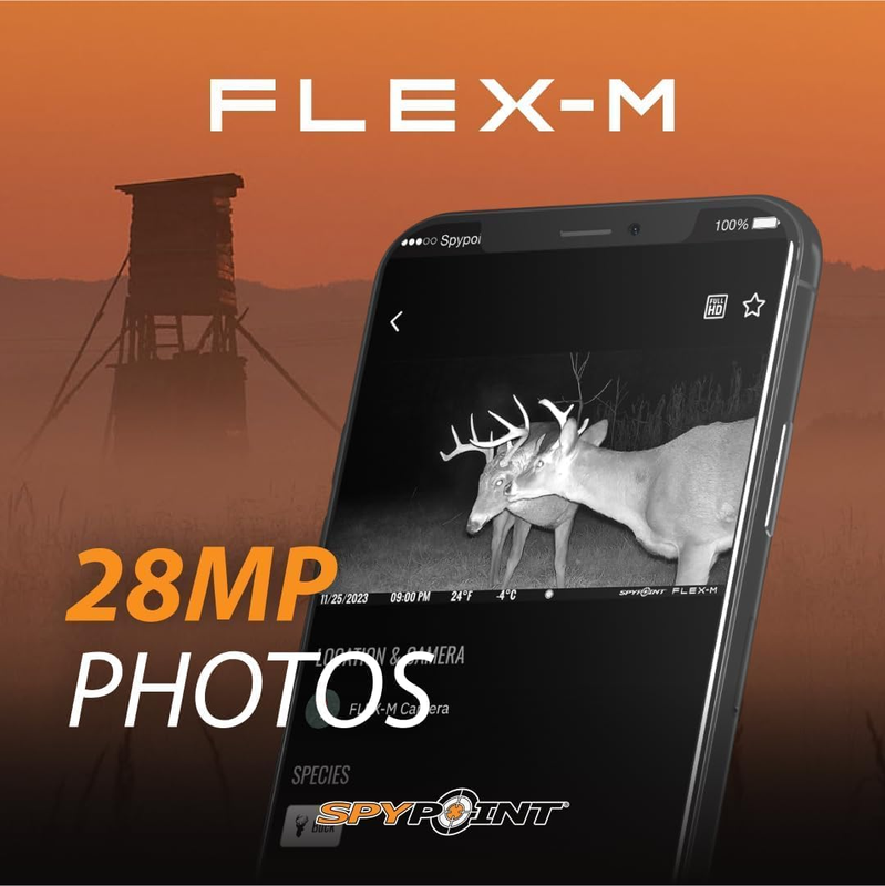 Flex-M Twin Pack Cellular Trail Cameras 28MP 720P Night Vision Dual SIM LTE IP655