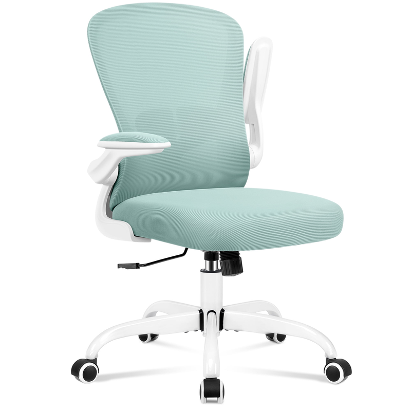 Office Chair, Ergonomic Desk Chair with Adjustable Lumbar Support, High Back Mes9