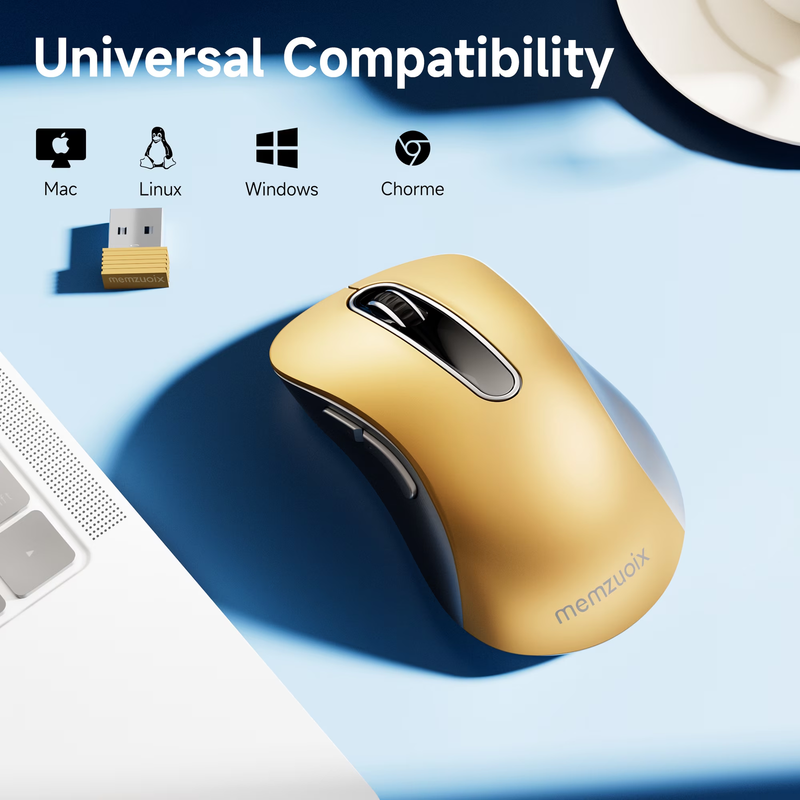 2.4GHz Wireless Mouse 1200 DPI 5 Button USB Receiver PC Laptop Bumblebee6