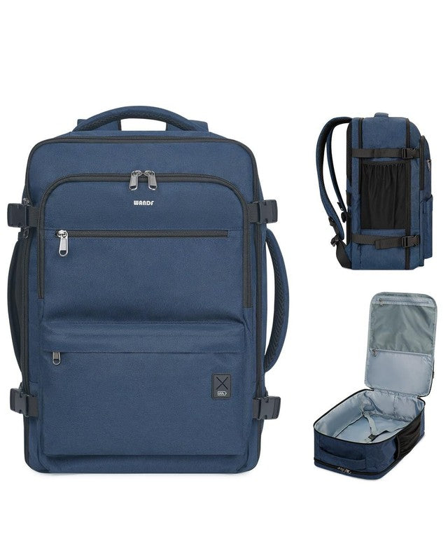 Business Travel Backpack Fits 17 Inch Laptop for Personal Item Bag 18X14X8 Clams3