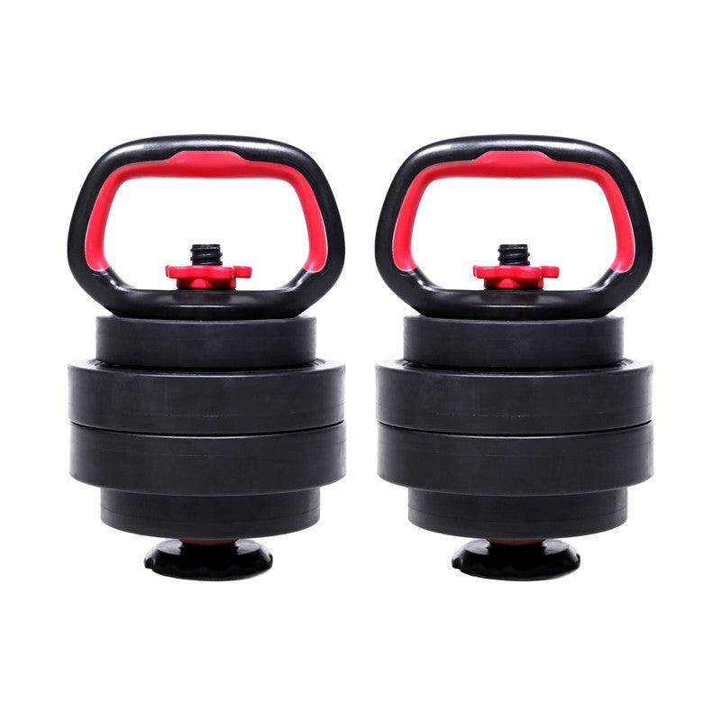 40LB 5 in 1 Adjustable Dumbbell Set , Fitness Exercises for Home Gym, Black, 1-I11