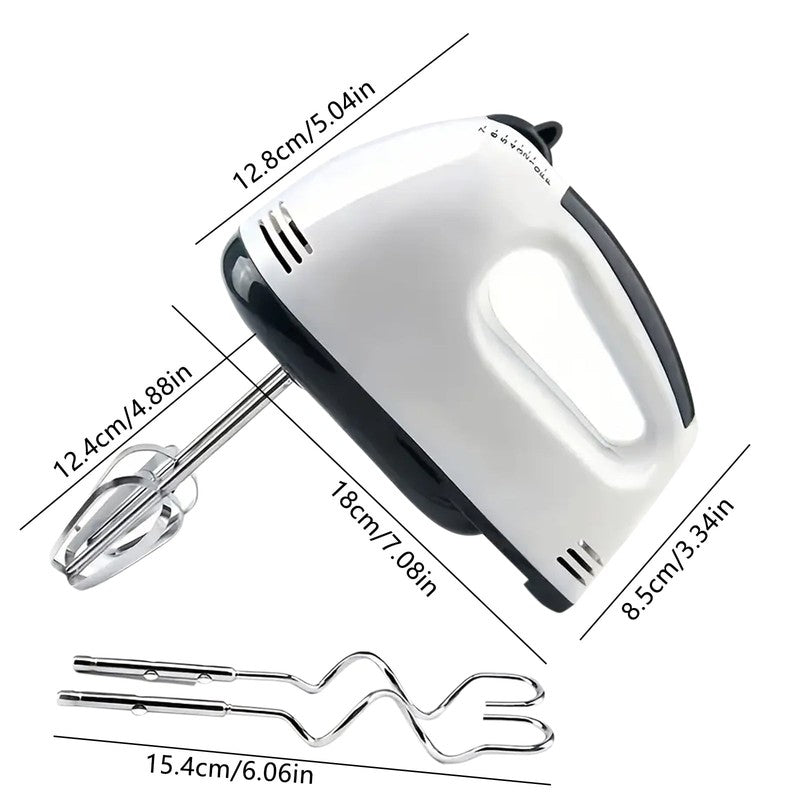 Electric Hand Mixer,7-Speed Adjustable Egg and Flour Automatic Mixing for Cookin2