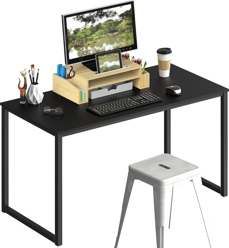 Stylish 40-Inch Black Home Office Computer Desk for Modern Workspaces4