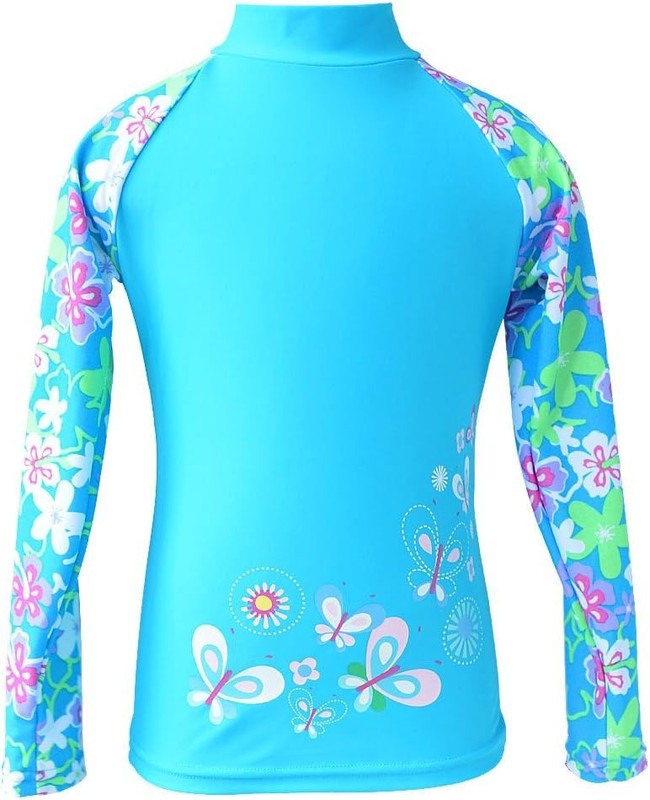 Girls Swim Set 2 Piece Long Sleeve Pants UPF50+ Beach Swimwear 3-121