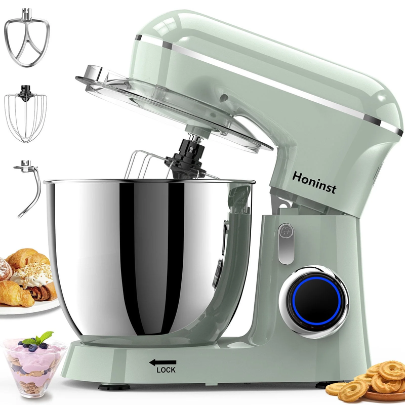 6.5QT Stand Mixer 10+ Speed Kitchen Electric Mixer Dough Hook Whisk Beater Bowl0