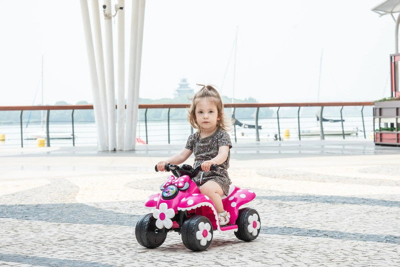 6V Minnie Mouse Quad, Battery Powered Ride-On, Ages 3+2