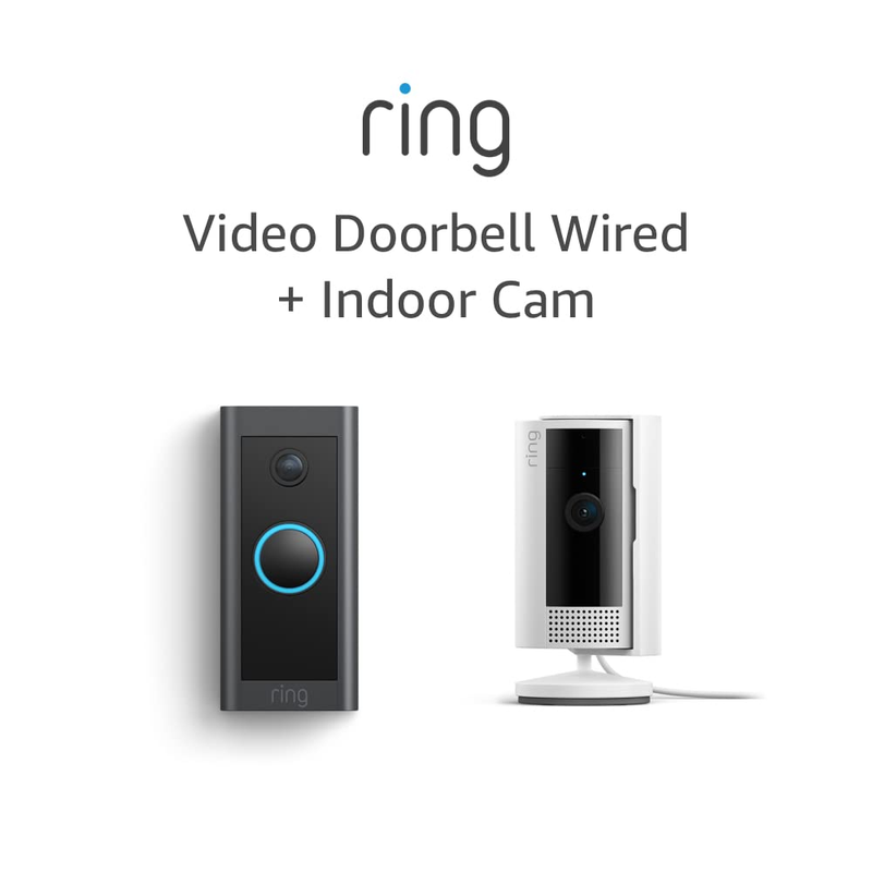Indoor Cam White with Wired Video Doorbell HD Security Camera Bundle6