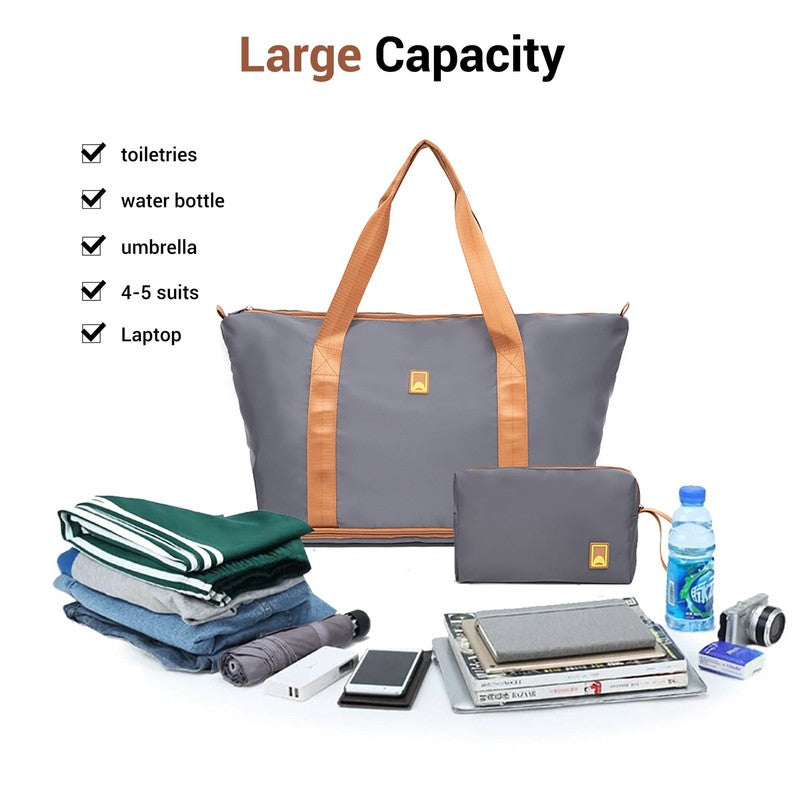 3 Piece Carry On Hardside Luggage Set Spinner Wheels Travel Bag Toiletry Gray5