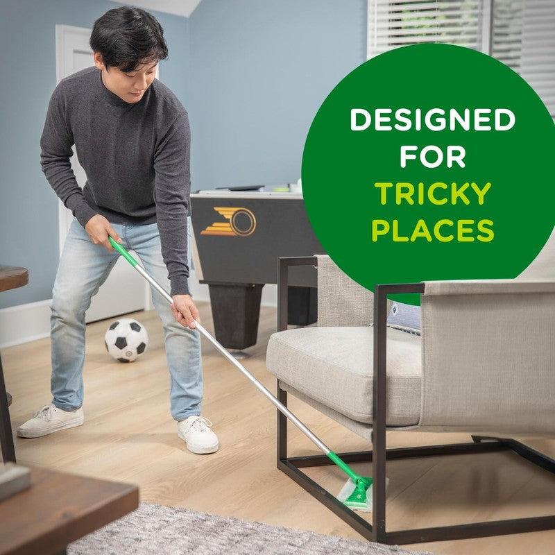 2 in 1 Sweeper Kit for Dry & Wet Floor Cleaning with Cloths Included7