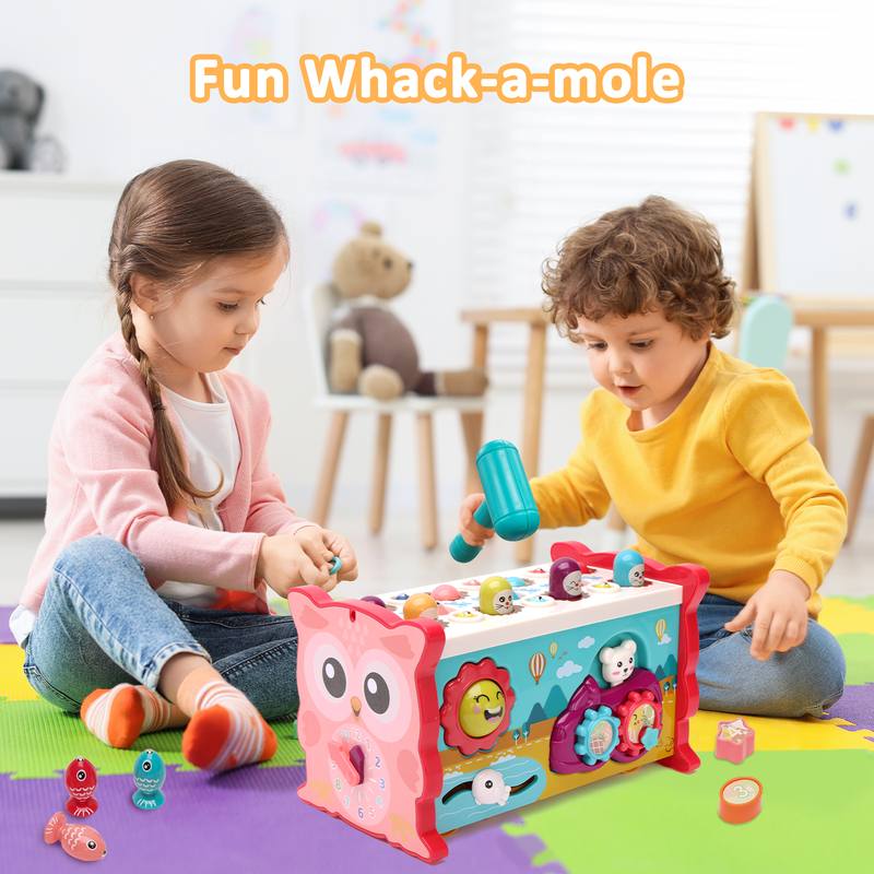 8-in-1 Baby Busy Board Learning Toys Educational Gift for Toddlers Ages 1-31