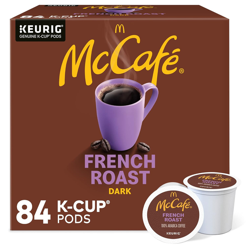French Roast, Keurig Single Serve K-Cup Pods, Dark Roast Coffee Pods, 84 Count0