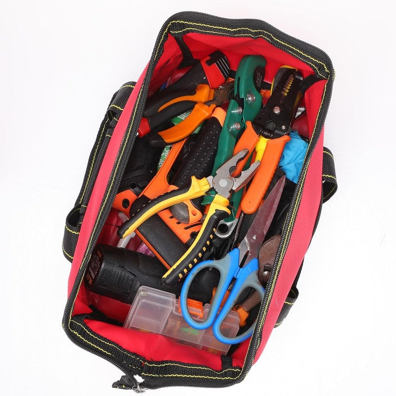 3 Pack Tool Bag 16" Waterproof Hard Bottom Heavy Duty Electrician Tote3