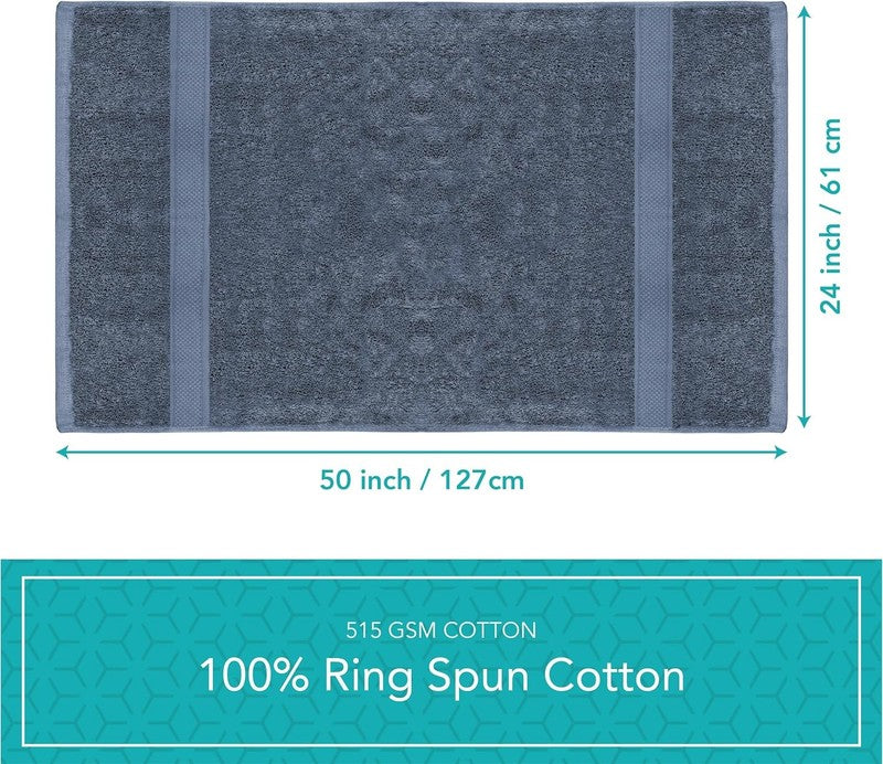 Pleasant Home Bath Towels Set of 6 (24” X 50”) 100% Cotton, 515 GSM | Lightweigh7