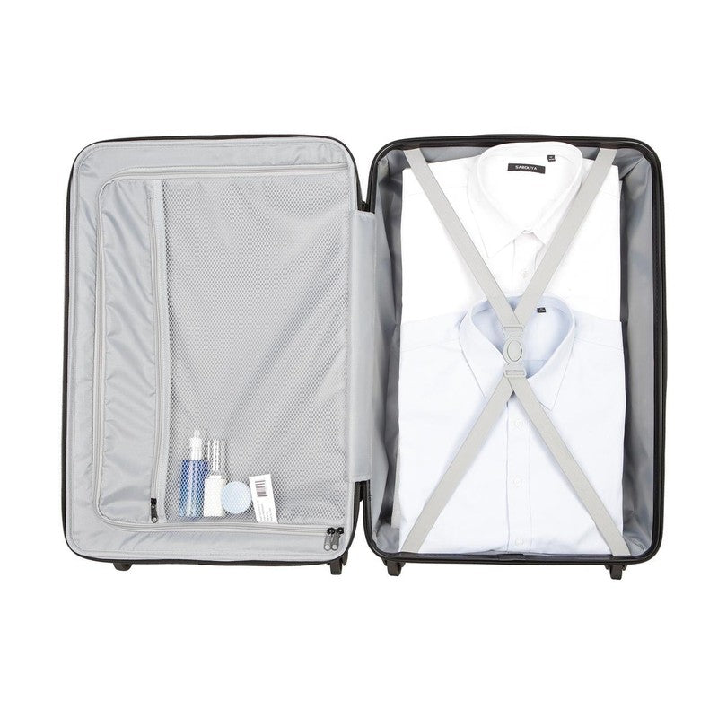 Protégé Vacationer 20" Carry On Expandable Hardside Luggage Silver Spinner5