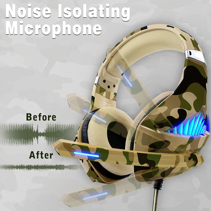 Gaming Headset for PS5 PS4 Xbox One Switch PC Noise Cancelling Stereo2