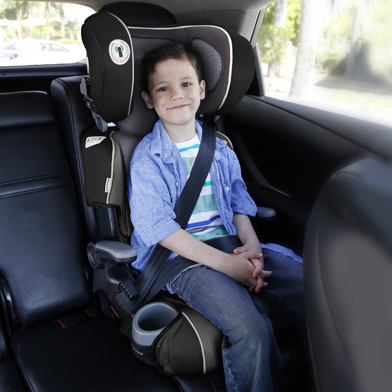 2-in-1 Folding Booster Car Seat 40-100lbs Aqua Tech Blue 38"-57"5