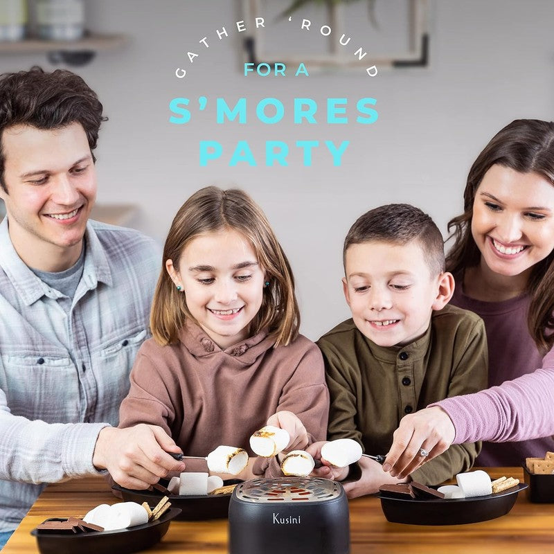 Electric S'mores Maker, 4 Trays & Forks, Indoor Tabletop, Flameless, Gift Set1
