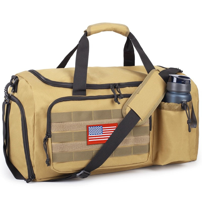2 In 1 Gym Duffle Bag 40L Convertible Travel Bag Shoes Compartment Luggage10