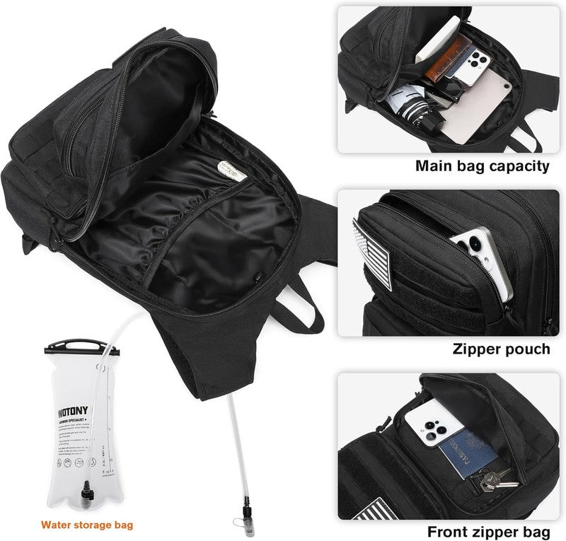 Hydration Backpack with Water Bladder for Hiking Tactical Hydration Pack for Men5