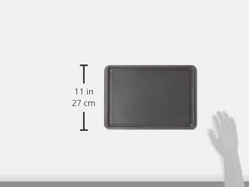 3PC Nonstick Baking Sheet Set Carbon Steel Cookie Pans Gray2