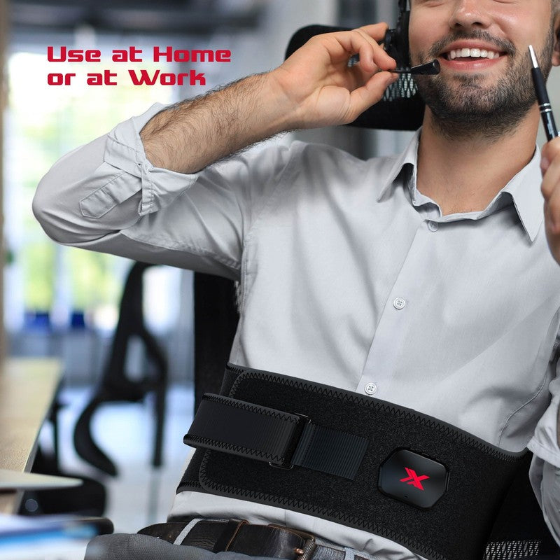 Vibra Wrap Heated Massage Belt, Cordless Lower Back Massager with Heat6